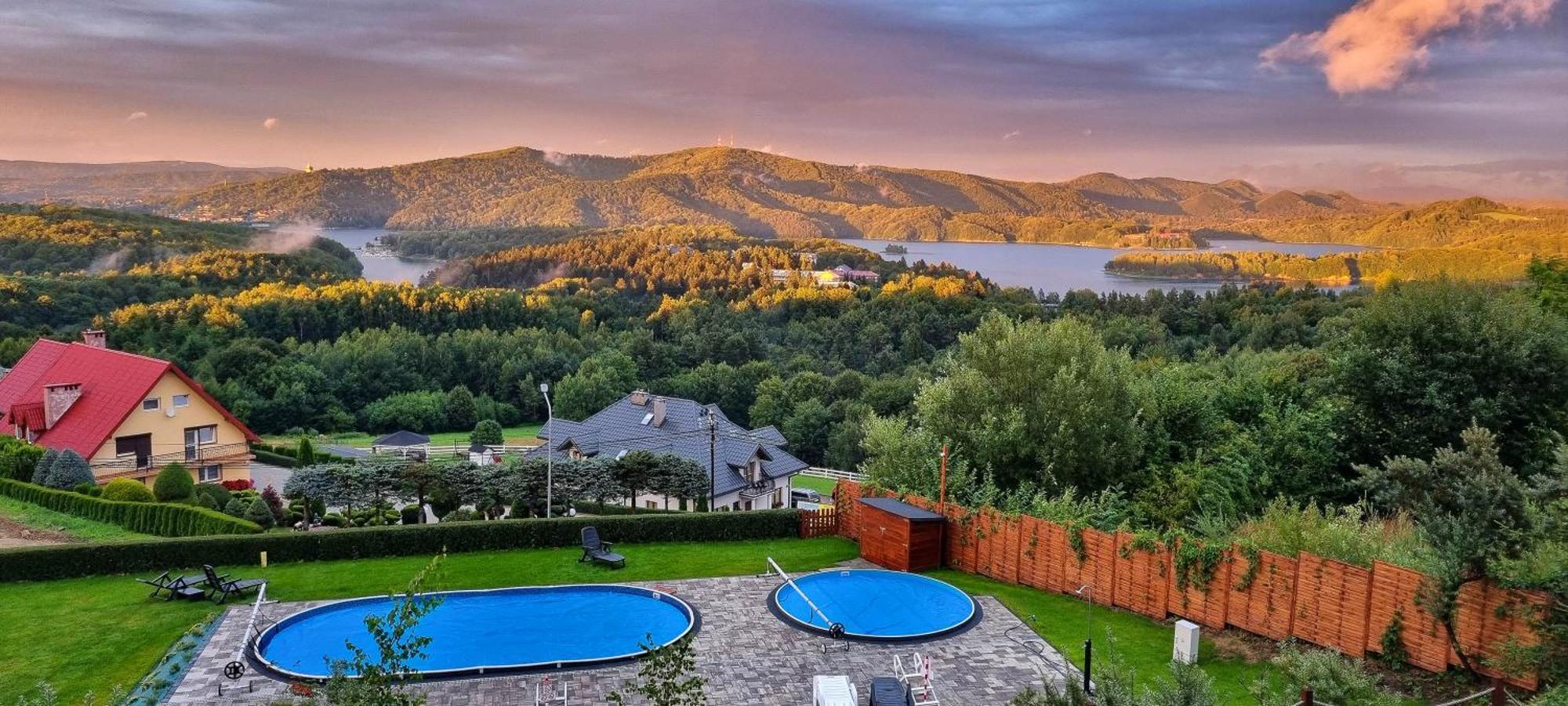 Pensjonat Na Gorce - Widok Na Jezioro Solinskie I Gory 534-556-639 Полянчик Екстер'єр фото